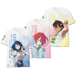 Ucuz yaz moda tişörtler boy ağır artı boyutu lüks giyim ile özel logolar markalar erkekler için Anime desen gömlek - Product Image 6
