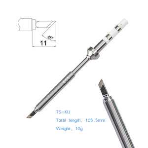 อุปกรณ์ขนาดเล็กที่ TS-KU TS101ทำจากสเตนเลสปลายตัวกรองหัวแร้งเครื่องมือที่จำเป็นสำหรับการบัดกรี - Product Image 3