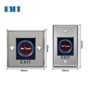 Interruttore porta controllo accessi senza contatto a infrarossi pulsante interruttore di uscita No touch pulsante di uscita Touchless - Product Image 6