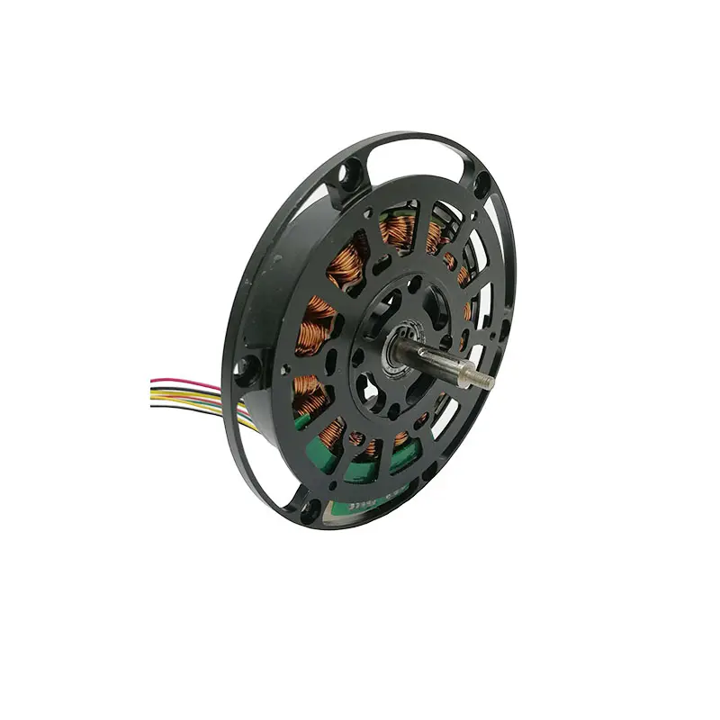 Brushless dc 12V חשמלי שטוח מנוע עבור הולוגרמה מצלמה 3D פרסומת מכונת