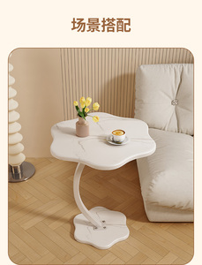 โรงงานขายตรงโต๊ะกาแฟRetro Designโต๊ะข้างกระดานกาแฟมือถือมินิโต๊ะกาแฟรูปไข่ - Product Image 6
