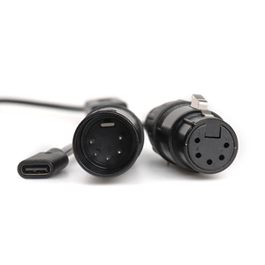 5 pines XLR tipo C hembra impresión USB C a 5 pines pro MIDI Kabel in Out Cable Convertidor para teclado MIDI control sintetizador Piano