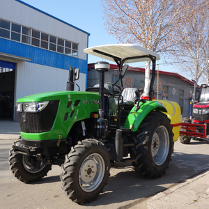低价中国农用拖拉机Chalion QLN 704 4WD拖拉机Agricola 4x4 <span class=keywords><strong>70hp</strong></span>水稻农用拖拉机