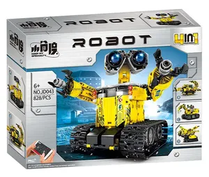 XJD JD043 <strong>Technical</strong> 4IN 1Waly <strong>Programming</strong> Robot Model Creative DIY Robot Bricks Toys Children Gift 659pcs Building Blocks Sets - Product Image 6