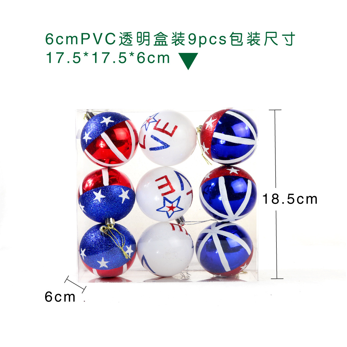 6cm/9pcs