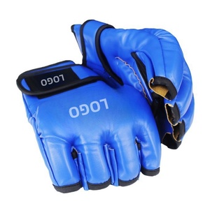 Guanti da allenamento per MMA in cotone di alta qualità impermeabili con il miglior prezzo in pelle e pelle guanti da combattimento direttamente in fabbrica - Product Image 2