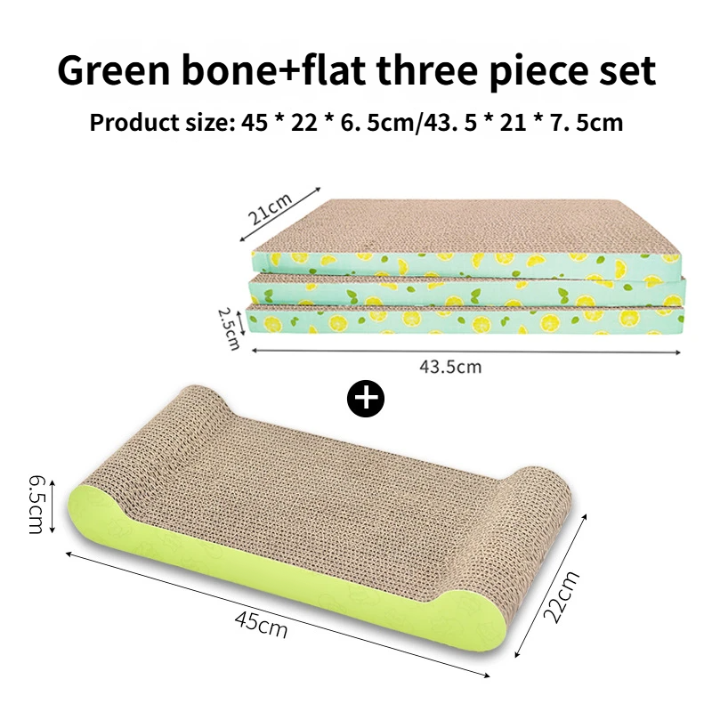 Flat shape3+green bone1
