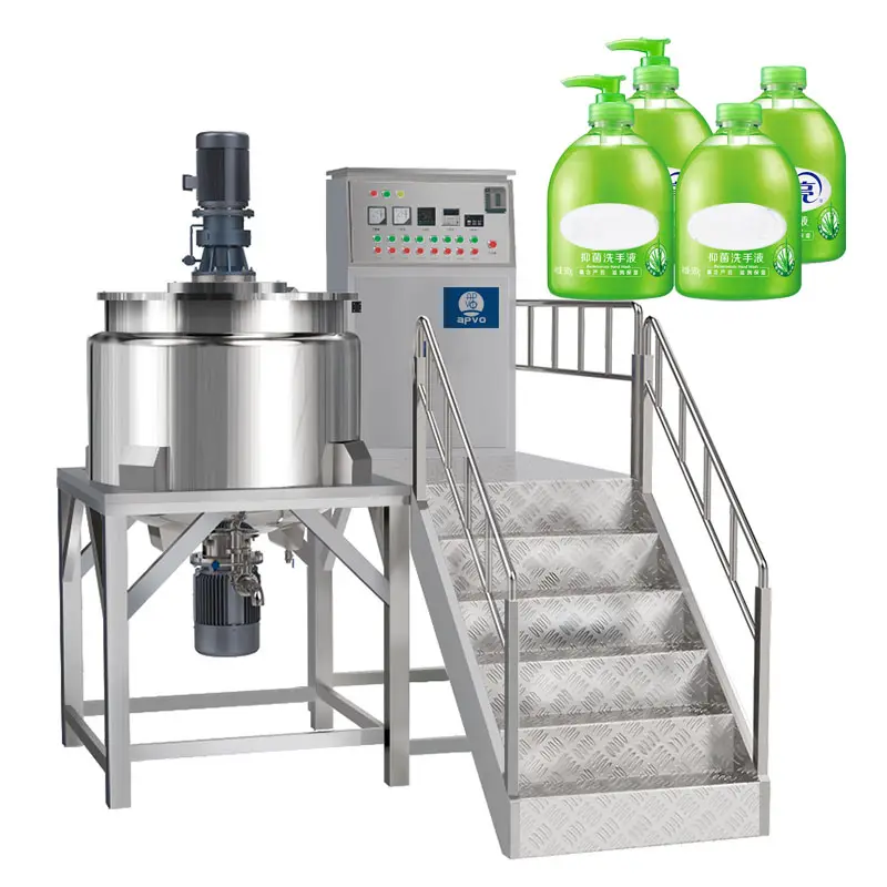 100L-5000L APVO per uso alimentare serbatoio di miscelazione industriale di alta qualità macchina per fare il sapone omogeneizzatore Mixer