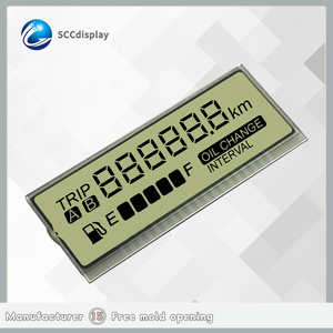 SJXD-MRC07 7-Segment-Anzeige Kosten günstiges Großhandels-Blendschutz-HTN-Monochrom-LCD-Instrumenten bildschirm modul - Product Image 5