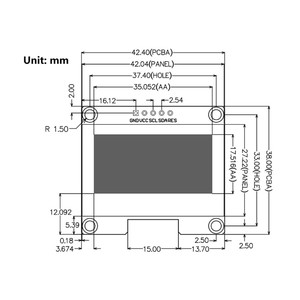 1.54 inch OLED <strong>Module</strong> 1.54&quot; 12864 Screen <strong>LCD</strong> LED <strong>Display</strong> <strong>Module</strong> 128*64 SSD1309 SPI/IIC <strong>I2C</strong> Interface for 4Pin 7Pin - Product Image 6
