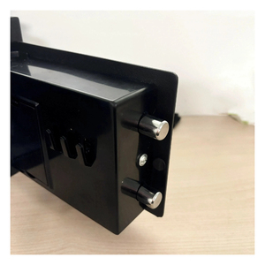 Mini formato acciaio e ABS elettronica cassetta di sicurezza con serratura digitale a prova di fuoco cassa cassa per uso domestico o auto