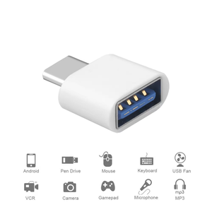 微型USB OTG 2.0适配器C型USB转换器适用于兼容三星有线读卡器闪存驱动器的安卓手机 - Product Image 3
