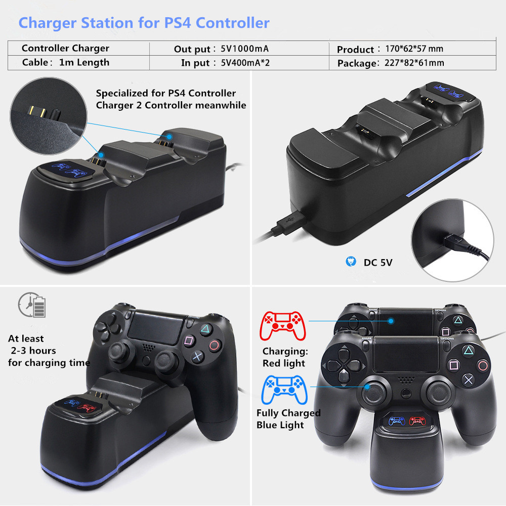 Para ps4 controlador cargador