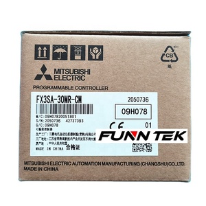 Mitsubishi-controlador PLC programable, relé de FX3SA-30MR-CM, entrada de señal, 16 salidas, 14 puntos - Product Image 3