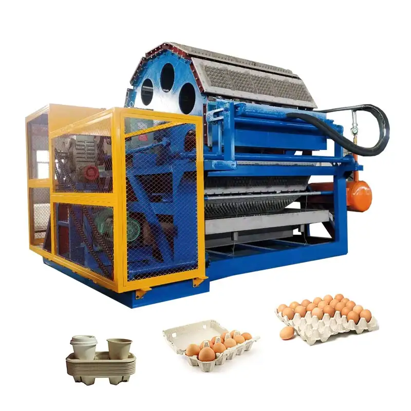 Wholesale Automatic Recycle Paper Pulp Chicken Egg Trays Molding Machine Eggs Carton Making Machine