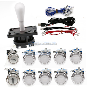 DIY <strong>Arcade</strong> Stick Kit Original Happ Style USB Joystick Zero Delay Board Light Button PC <strong>Raspberry</strong> <strong>Pi</strong> Game <strong>Control</strong> Coin Payment - Product Image 6