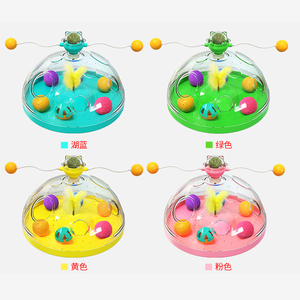 Palo de hierba gatera multifunción para gato, palo de goma para gato, disco giratorio Super transparente, palo para gato, juguetes de puzle para mascotas - Product Image 6
