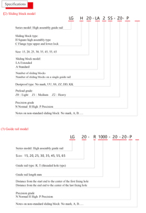 Modul CNC <strong>Linear</strong> LGH20 <strong>Guide</strong> <strong>Rail</strong> Manufacturer Length From 1000MM to 4000 MM for Cost Effective CNC 3D Printer - Product Image 6