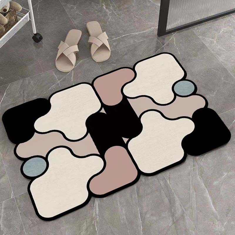 Tappetino bagno-rosa chiaro