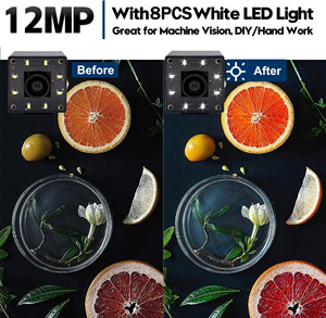 12MP IMX577 CMOS Full HD 1920x1080 120fps USB <strong>Camera</strong> RGB Night Vision White LEDs Mini <strong>Camera</strong> No Distortion Webcam - Product Image 2