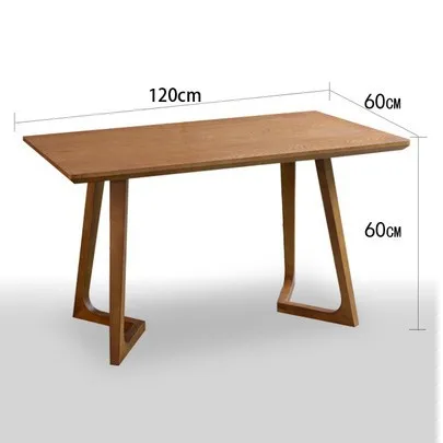 Mesa de centro larga en forma de V, 120*60*60cm