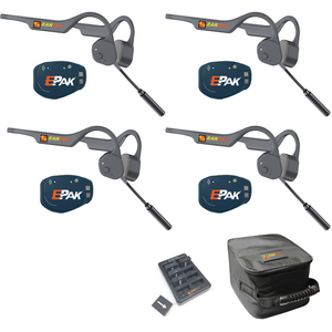 Sistema de videoportero EP4LZ, intercomunicador de usuario 4x con auriculares de conducción ósea láser Pro, visión nocturna impermeable para uso en exteriores - Product Image 1