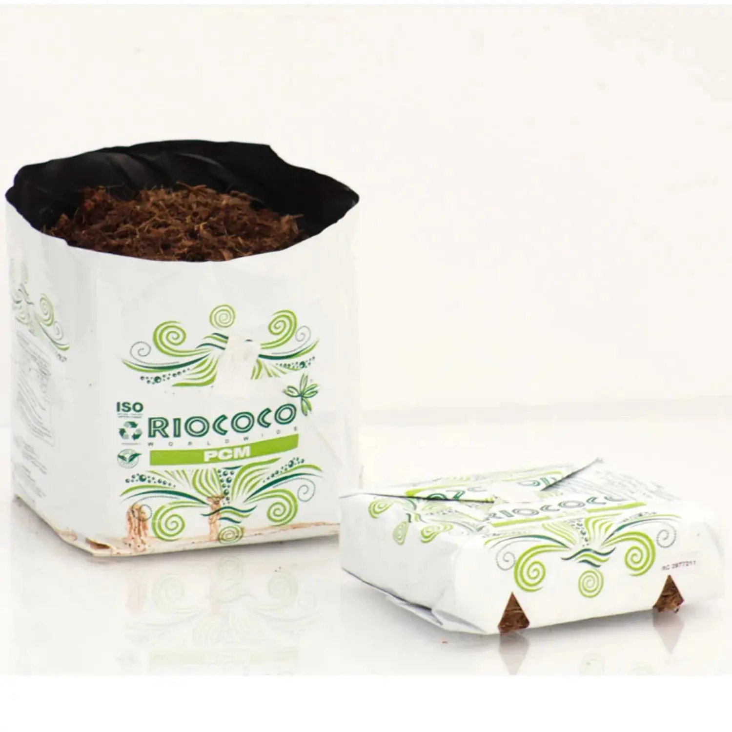 1 Gallon 2 Gallon 5 Gallons Coconut Peat Pith Coco Coir Open Top Coir Grow Bags