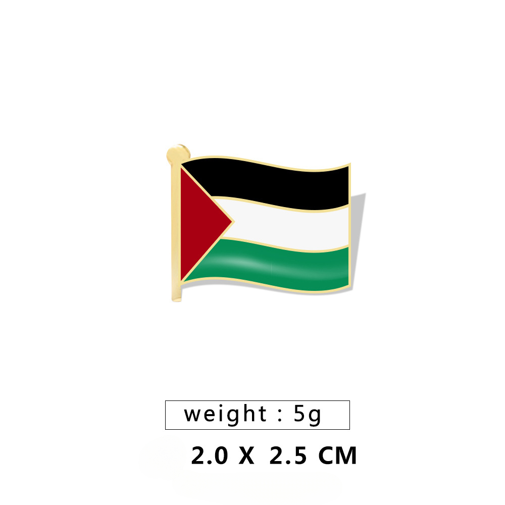 Drapeau doré flottant