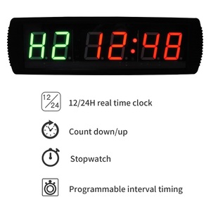 Palestra a parete digitale conto alla rovescia orologio telecomando LED professionale intervallo Fitness cronometro Timer per l'esercizio - Product Image 3