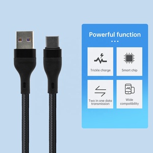 F-Card Braided USB to TYPE-<strong>C</strong> Data Cable Is Suitable for Smart Phone USB Android Wire Fast Charging - Product Image 5