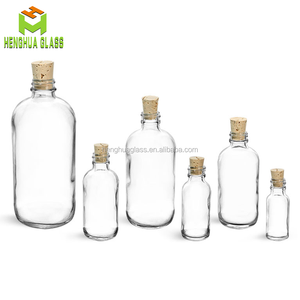 1/2 oz 1oz 2 oz 4oz 8oz 16oz 32oz 15ml 30ml 60ml 120ml 240ml 500ml 1000ml rõ ràng Vòng Kính <span class=keywords><strong>Boston</strong></span> chai với nắp - Product Image 2