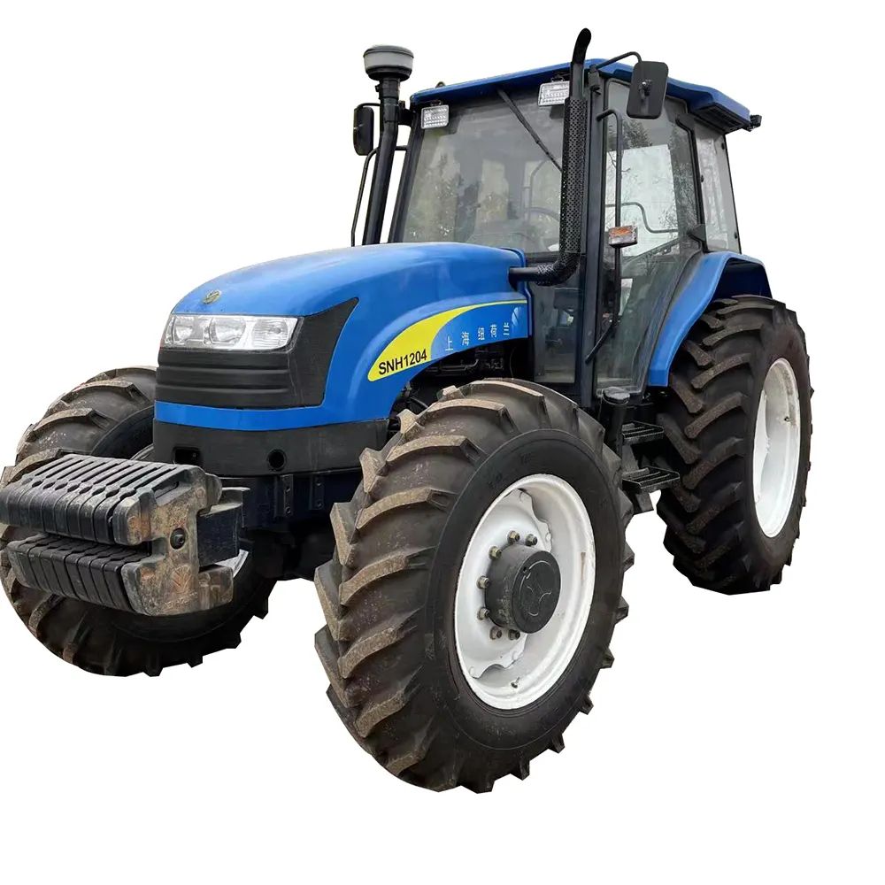 120 HP 130 HP Tracteur chinois Holland Agriculture Tracteur d'occasion Mini tracteur agricole avec chargeur frontal