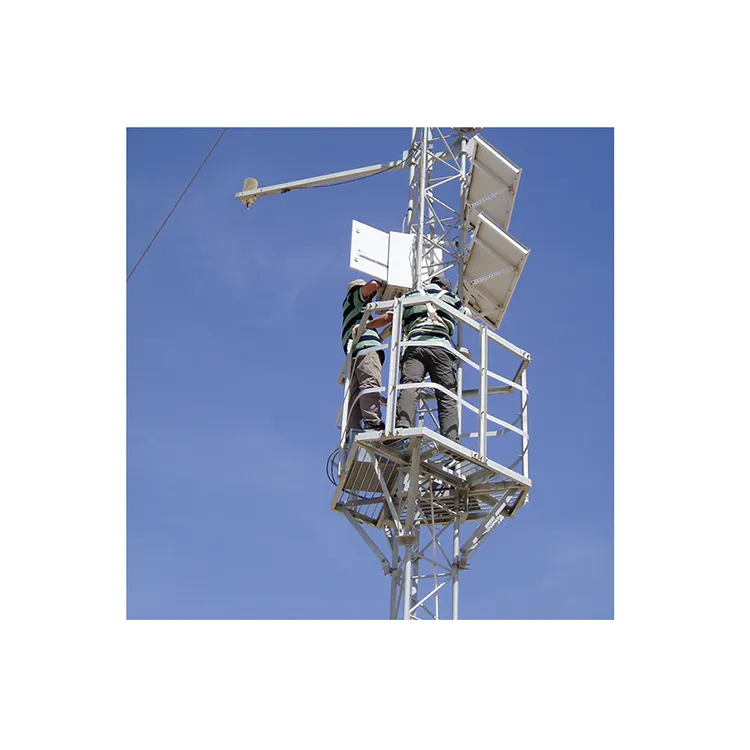 Outstanding Quality Portable Phone Guyed Wire Steel Telecom Communication Telecommunication Tower Mast Pole