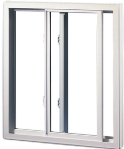 Modern buzlu şeffaf UPVC/PVC çift camlı kaymak sürgülü cam 3 parçalar küçük kemer ev sürgülü pencereler daire için - Product Image 4