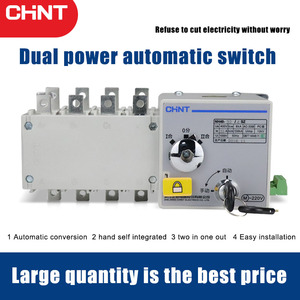 Sıcak satış Chint çift güç otomatik anahtar anahtarı izolasyon tipi anahtarı NH404SZ63A100A160APC sınıf çift güç - Product Image 5