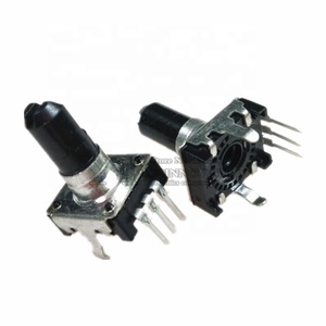 360度ロータリーエンコーダーEC12E12オーディオエンコーダーコーディング3ピンハンドルロング15MM - Product Image 2