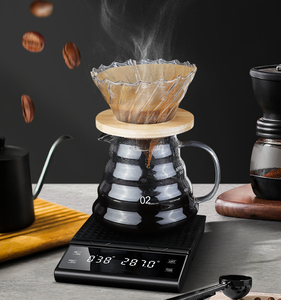 Profession elle Waage LED-Bildschirm Haushalts-Timer 3kg/0,1g Kaffee waage KC200 digitale kleine Waage für Kaffee - Product Image 4