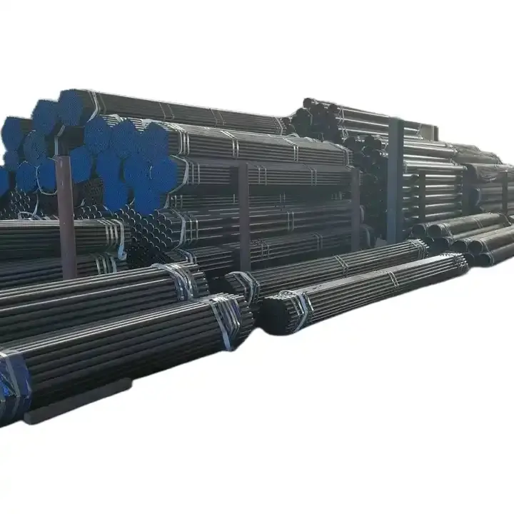 ASTM A106/A52 API 5L ASME tubo de acero sin costura redondo negro sin costura de acero al carbono
