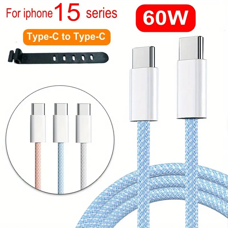 Kabel Data pengisi daya Cepat PD 60W, kabel Data pengisian daya USB kustom pabrik untuk Iphone