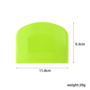 多目的プラスチック製ベンチスクレーパーグリーン + ホワイト生地スクレーパー2個 - Product Image 5