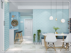 Màu Sắc Phong Phú Trang Trí Nội Thất Giá Rẻ 3D Bọt Hình Nền Nấm Mốc Bằng Chứng <span class=keywords><strong>Marblr</strong></span> Gạch XPE Bọt Tấm Tường Cho Phòng Khách - Product Image 4