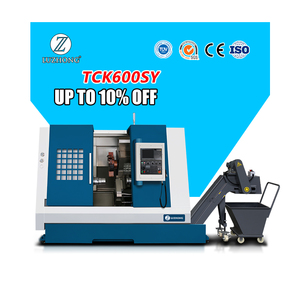 Twin Spindle <strong>Cnc</strong> <strong>Lathe</strong> TCK600SY <strong>c</strong> Y <strong>Axis</strong> <strong>Cnc</strong> <strong>Lathe</strong> <strong>Machine</strong> - Product Image 1