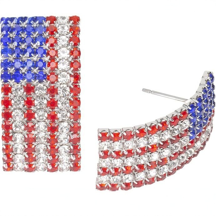 4 Red White Blue Rectangle