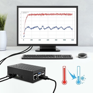 Caja de malla metálica de aleación de aluminio duradera con ventilador de refrigeración Compatible con Raspberry Pi 5 4GB 8GB-Módulos y kits electrónicos - Product Image 2