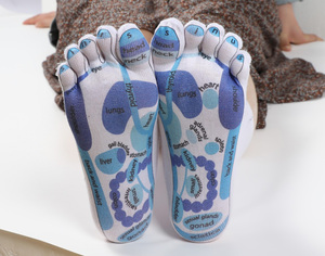 Akupunktur tedavisi çorap basınç noktası ayak masajı çorap - Product Image 1