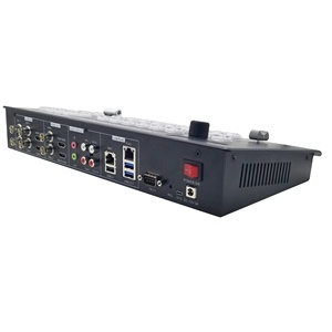 XSDI-Mezclador de audio y vídeo de alta calidad, mezclador para Youtube, zoom, skype, multiformato, transmisión en directo, 4 entradas, 2xH, DMI,2xIP