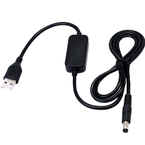 <strong>USB</strong> 5V <strong>To</strong> 12V 9V <strong>Usb</strong> Voltage Step Up Converter Cable 5.5*2.1mm Power Supply Plug For Camera CCTV Router... - Product Image 1