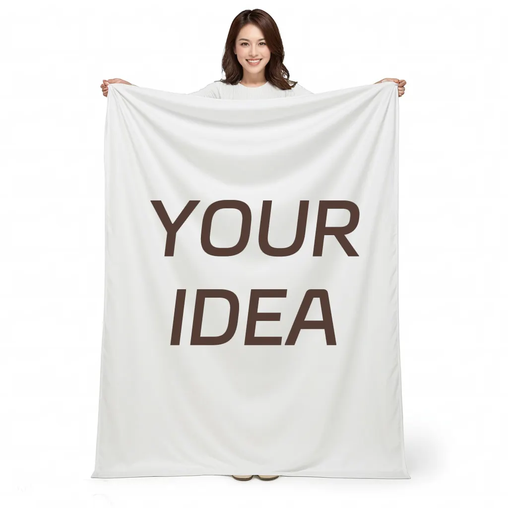 Impressão Digital personalizada Design Print Woven Blanket