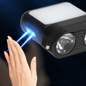 Fuentes de luz duales 2 LED con función de detección Faro Batería de larga duración - Product Image 5