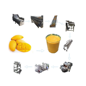 Ticari PLC otomatik meyve Mango Pulper meyve Pulping suyu yapma makinesi Mango hamuru çıkarıcı - Product Image 1